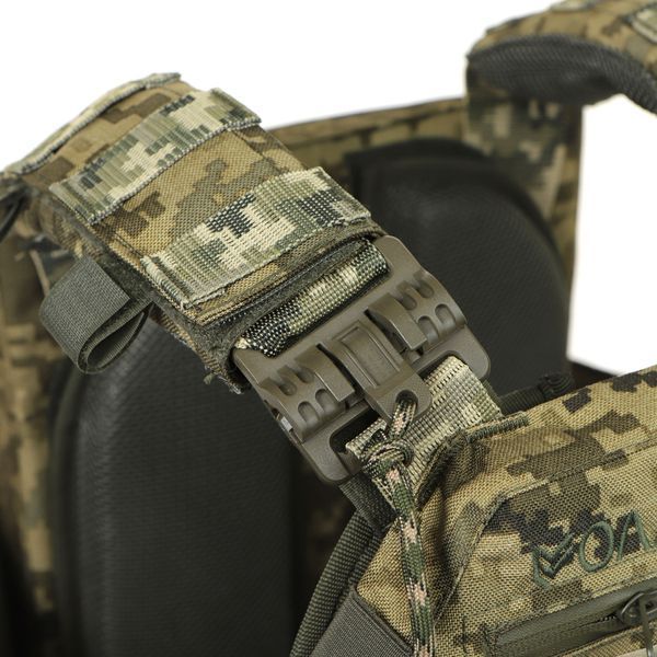 Плитоноска МИЦЬ 2.0 пиксель с функцией быстрого сброса (PLATE CARRIER) МОЛЛИ PL-002 фото