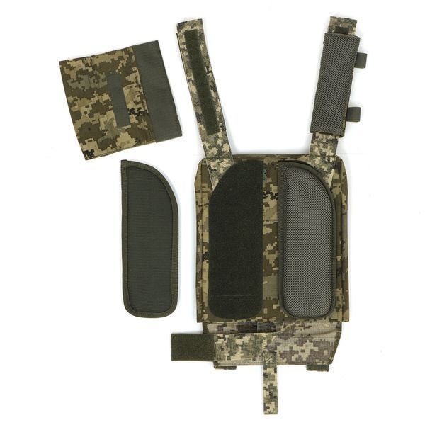 Плитоноска МИЦЬ 2.0 пиксель с функцией быстрого сброса (PLATE CARRIER) МОЛЛИ PL-002 фото