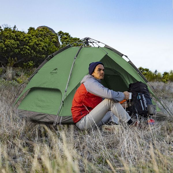 Намет чотиримісний автоматичний Naturehike NH21ZP008; темно-зелений 65086 фото