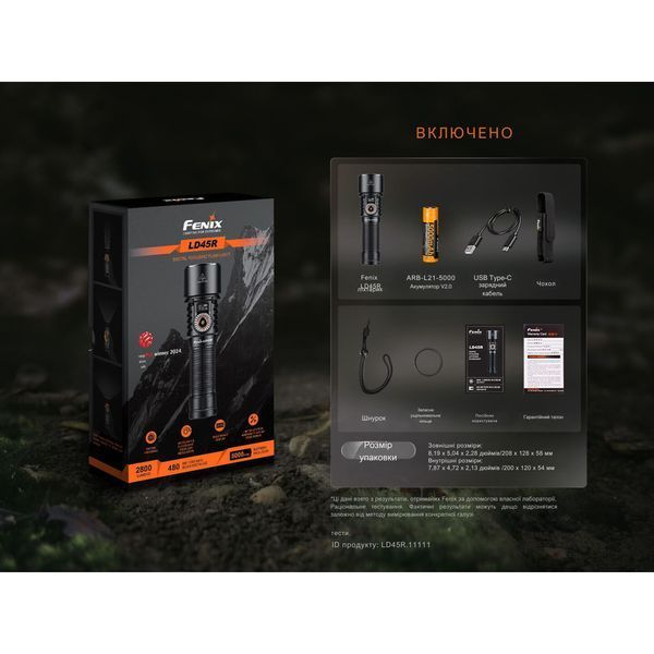 Ліхтар ручний Fenix LD45R 68653 фото
