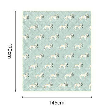 Килимок для пікніка водостійкий Naturehike CNK2350WS010, 145x170 см, зелений з принтом 69523 фото