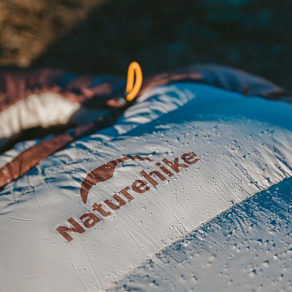 Спальник з натуральним пухом Naturehike Snowbird CNK2550WS014; p-р M; коричневий 400 г 71463 фото