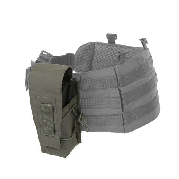 Универсальный закрытый подсумок под магазины AK и AR Ranger Green MOLLI PS-088 фото