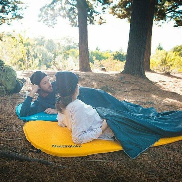 Килимок самонадувний Naturehike C034 NH19Q034-D; 30 мм; Розмір L; блакитний 57616 фото