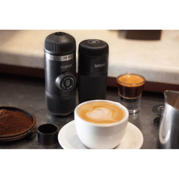 Портативна еспресо-кавоварка Wacaco Nanopresso Grey 69046 фото