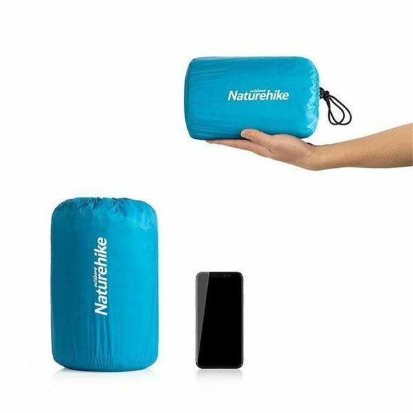 Килимок самонадувний Naturehike C034 NH19Q034-D; 30 мм; Розмір L; блакитний 57616 фото