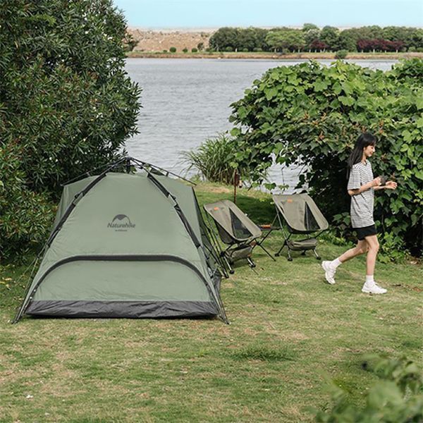 Намет тримісний автоматичний Naturehike NH21ZP008; темно-зелений 65087 фото
