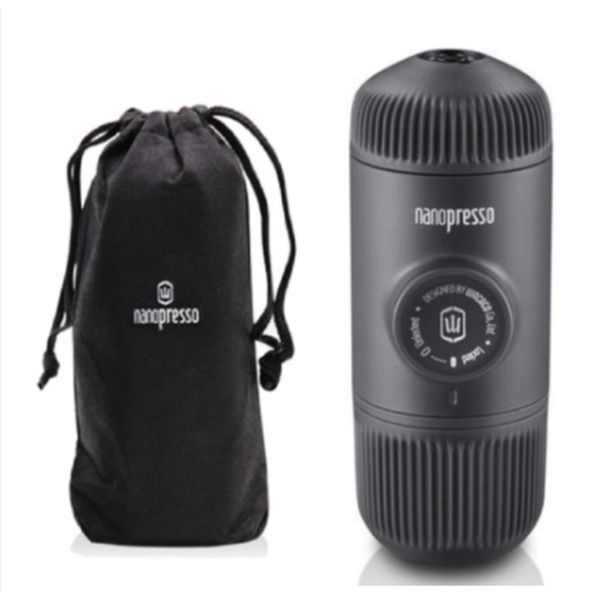Портативна еспресо-кавоварка Wacaco Nanopresso Grey 69046 фото
