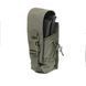 Универсальный закрытый подсумок под магазины AK и AR Ranger Green MOLLI PS-088 фото 4