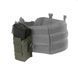 Универсальный закрытый подсумок под магазины AK и AR Ranger Green MOLLI PS-088 фото 10