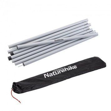Стійки для тенту сталеві оцинковані Naturehike&nbsp;Steel&nbsp;poles Updated NH19PJ042,&nbsp;25мм*2.4м, сірі (2 шт) 67723 фото