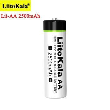 Пальчиковий акумулятор LiitoKala AA на 2500мАг 1.2V 70063 фото