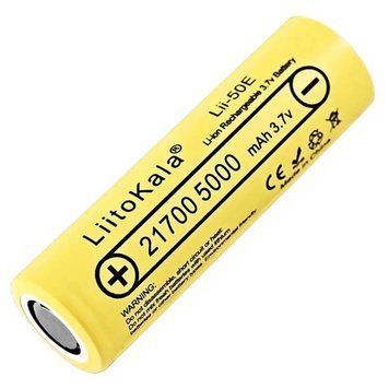 Акумулятор LiitoKala Lii-50E 21700 5000mah battery 66119 фото