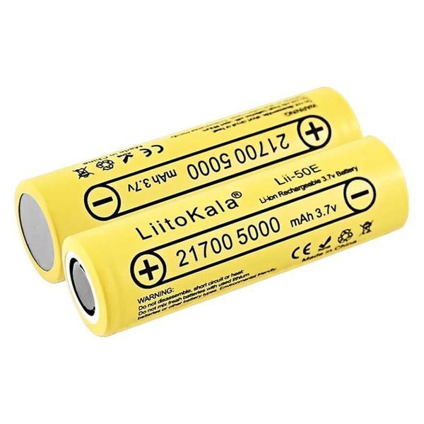 Акумулятор LiitoKala Lii-50E 21700 5000mah battery 66119 фото