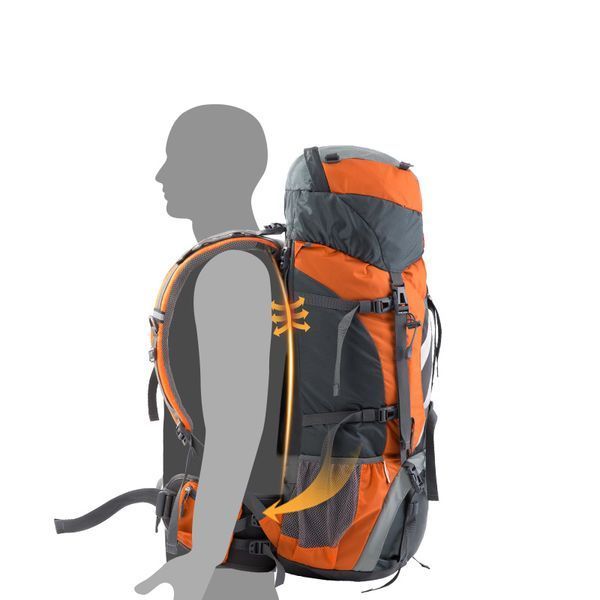 Рюкзак туристичний Naturehike NH70B070-B; 70 л + 5 л; блакитний 57488 фото