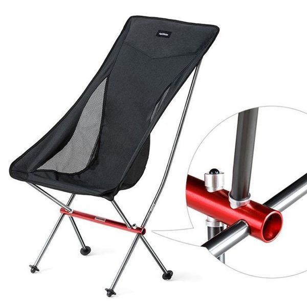 Крісло складане NaturehikeYL06 Alu Folding Moon Chair NH18Y060-Z; чорний 59459 фото