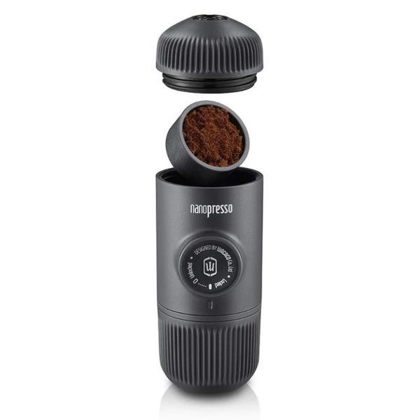 Портативна еспресо-кавоварка Wacaco Nanopresso+ з адаптером для капсули 69047 фото