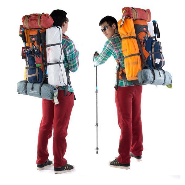 Рюкзак туристичний Naturehike NH70B070-B; 70 л + 5 л; блакитний 57488 фото