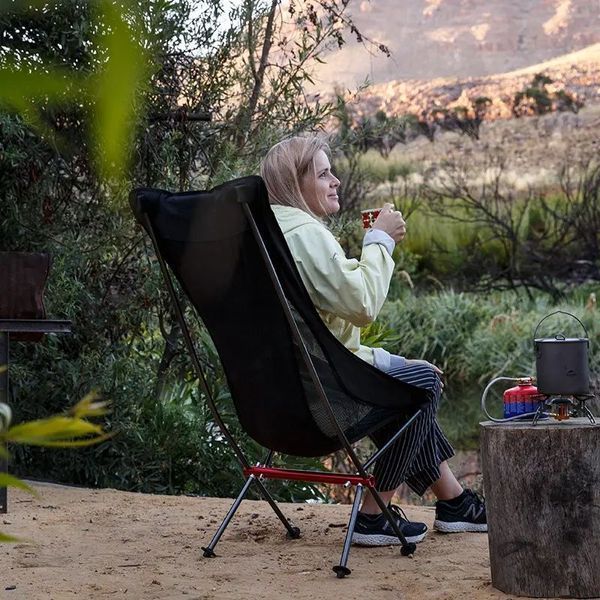 Крісло складане NaturehikeYL06 Alu Folding Moon Chair NH18Y060-Z; чорний 59459 фото