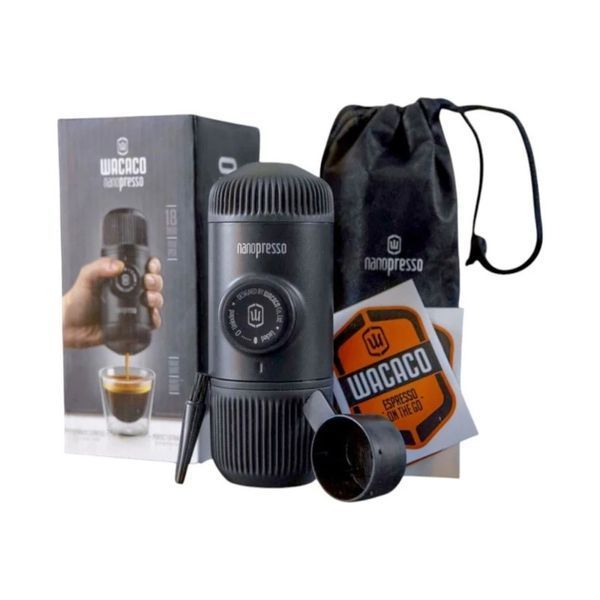 Портативна еспресо-кавоварка Wacaco Nanopresso+ з адаптером для капсули 69047 фото