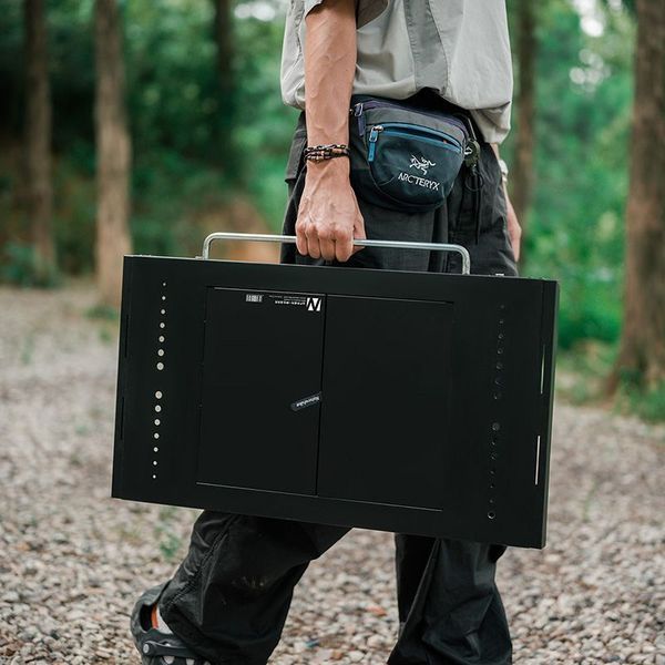 Стіл для барбекю сталевий Naturehike CNK2300CW014; чорний 65472 фото