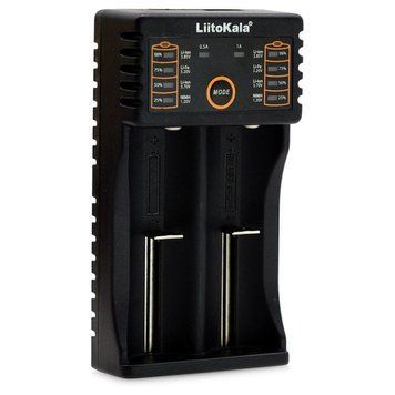 Зарядний пристрій Liitokala Lii-202, Ni-Mh/Li-ion/Li-Fe/LiFePO4, USB, Powerbank, LED, Box 66120 фото