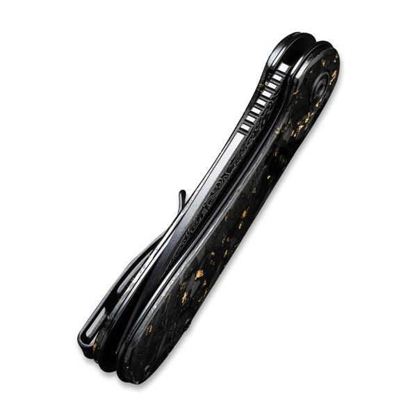 Ніж складаний кишеньковий Civivi Elementum, (7.5 см) Damascus / Carbon Fiber сірий 70870 фото