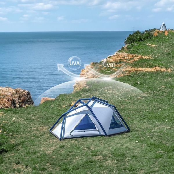 Намет надувний Naturehike CNK2300ZP012, блакитний малий 65736 фото