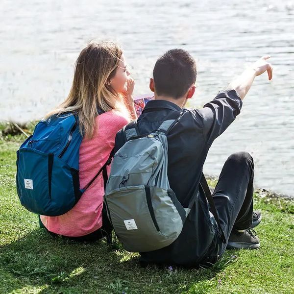 Рюкзак&nbsp;компактний Naturehike&nbsp;Ultralight NH17A017-B&nbsp;22&nbsp;л; блакитний 58746 фото