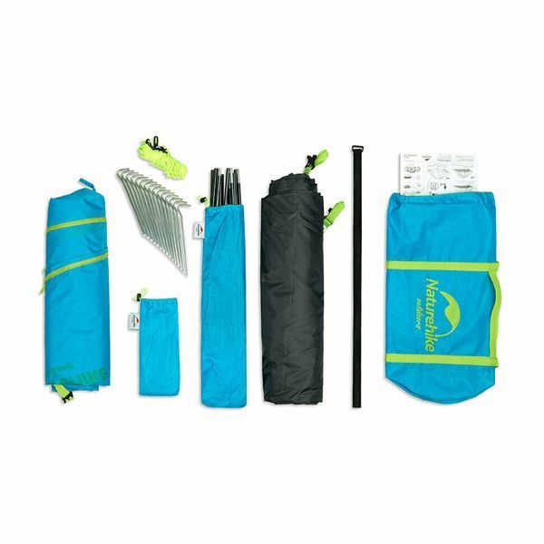 Намет чотиримісний Naturehike P-Series NH18Z044-P; 210T/65D; зелений 65089 фото