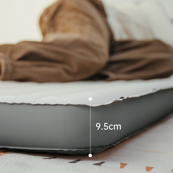 Матрац туристичний надувний одномісний Naturehike CNK2450WS034, 198х68х9.5 см, коричневий, для кемпінгу із мішком для надування 70893 фото