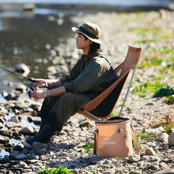 Складане відро для води з ЕВА Naturehike CNK2350CF010, 20&nbsp;л, бежевий 69526 фото