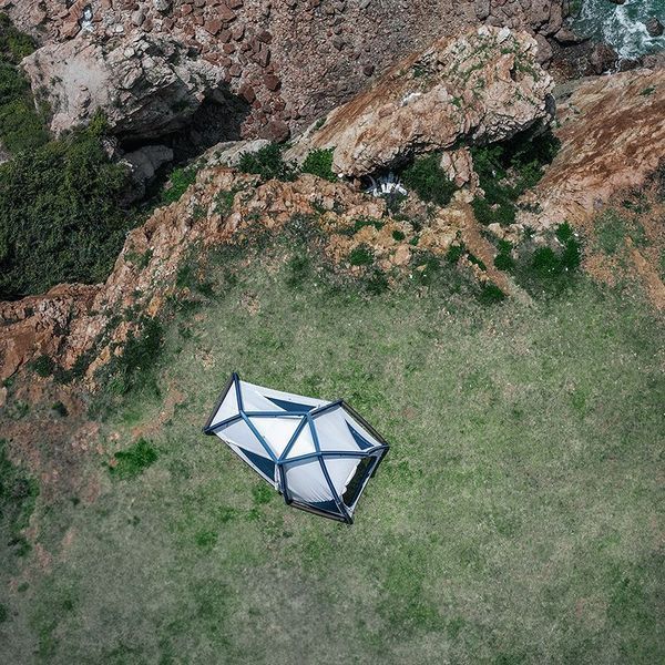 Намет надувний Naturehike CNK2300ZP012, блакитний малий 65736 фото