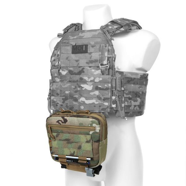 Подсумок напашник тактический Multicam (Мультикам) МОЛЛИ PS-017 фото