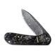 Ніж складаний кишеньковий Civivi Elementum, (7.5 см) Damascus / Carbon Fiber сірий 70870 фото 21