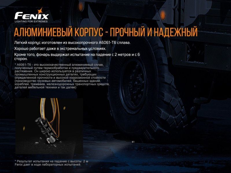 Ліхтар налобний Fenix HM61R + Складний ніж Ruike S22 Чорний 57029 фото