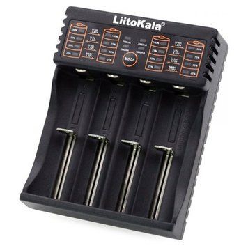Зарядний пристрій Liitokala Lii-402, Ni-Mh/Li-ion/Li-Fe/LiFePO4, USB, Powerbank, LED, Box 66121 фото