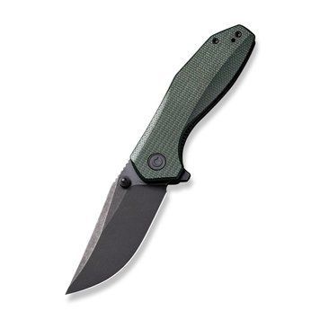 Ніж складаний кишеньковий Civivi ODD 22, (7.5 см) 14C28N / Micarta зелений 62710 фото