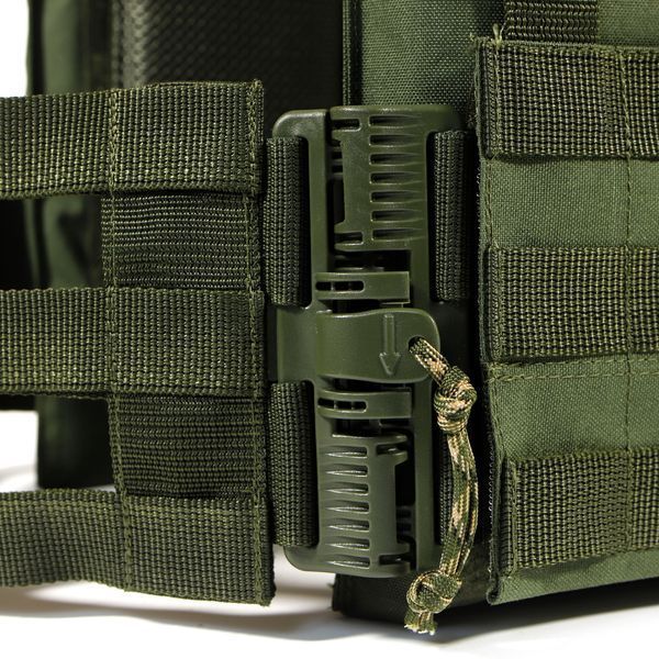 Плитоноска СІЧ с быстрым сбросом олива (PLATE CARRIER) МОЛЛИ PL-011 фото