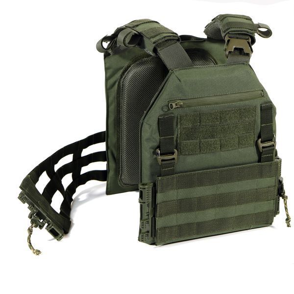 Плитоноска СІЧ с быстрым сбросом олива (PLATE CARRIER) МОЛЛИ PL-011 фото