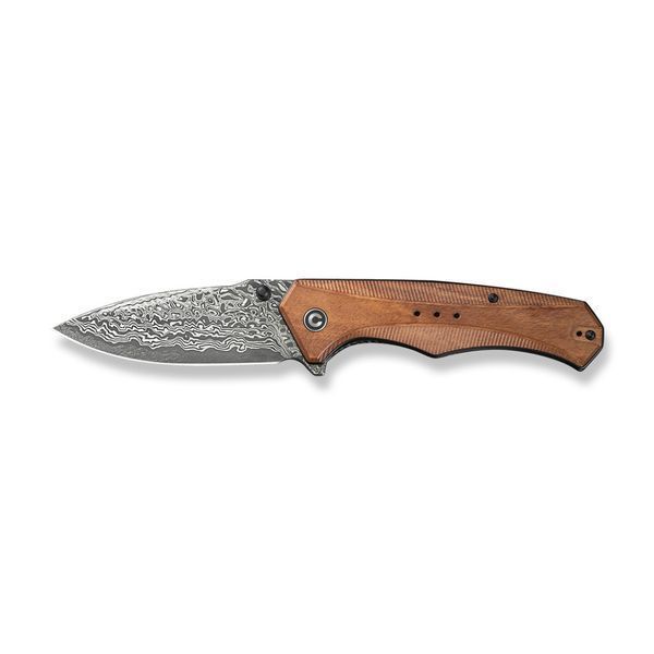 Ніж складаний туристичний Civivi Photonix, (9.4 см) Damascus / Guibourtia Wood 69315 фото