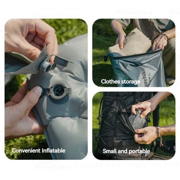 Мішок надувний універсальний для надувних матраців Naturehike; CNK2450PJ013; сірий 70894 фото