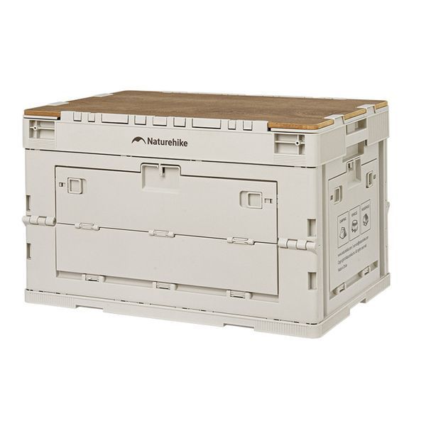 Складаний контейнер Naturehike CNK2450XB020, 52 л, бежево-сірий 68995 фото