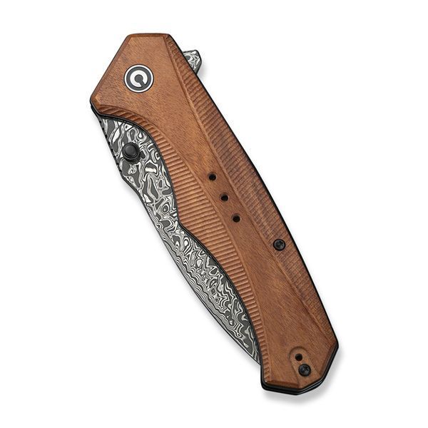 Ніж складаний туристичний Civivi Photonix, (9.4 см) Damascus / Guibourtia Wood 69315 фото
