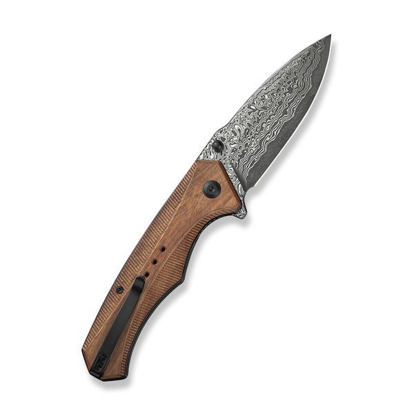Ніж складаний туристичний Civivi Photonix, (9.4 см) Damascus / Guibourtia Wood 69315 фото
