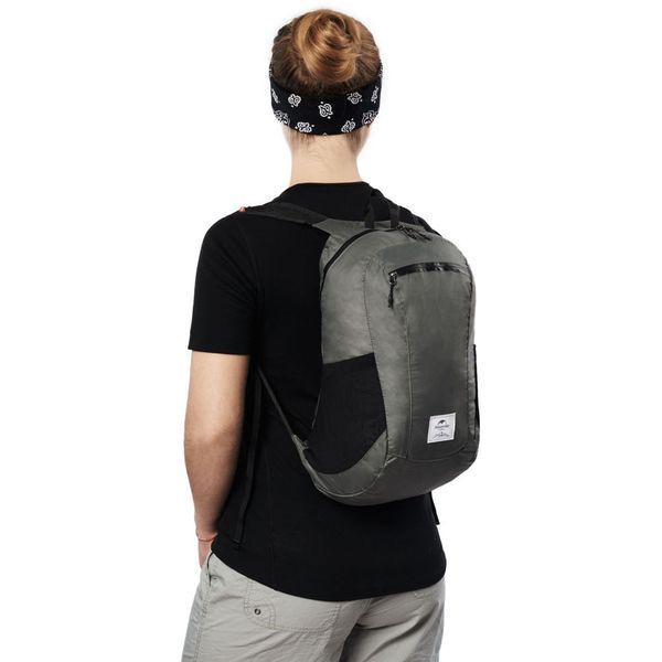 Рюкзак компактний надлегкий Naturehike Ultralight NH17A012-B; 18 л; сірий 57490 фото