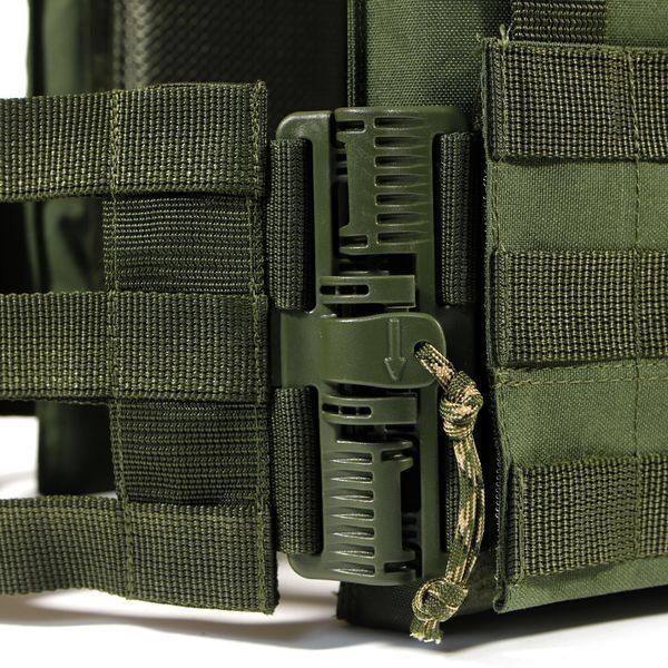 Плитоноска СІЧ с быстрым сбросом олива (PLATE CARRIER) МОЛЛИ PL-011 фото
