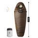 Спальник з натуральним пухом Naturehike Snowbird CNK2550WS014, p-р L, темно-коричневий 400 г 71466 фото 8