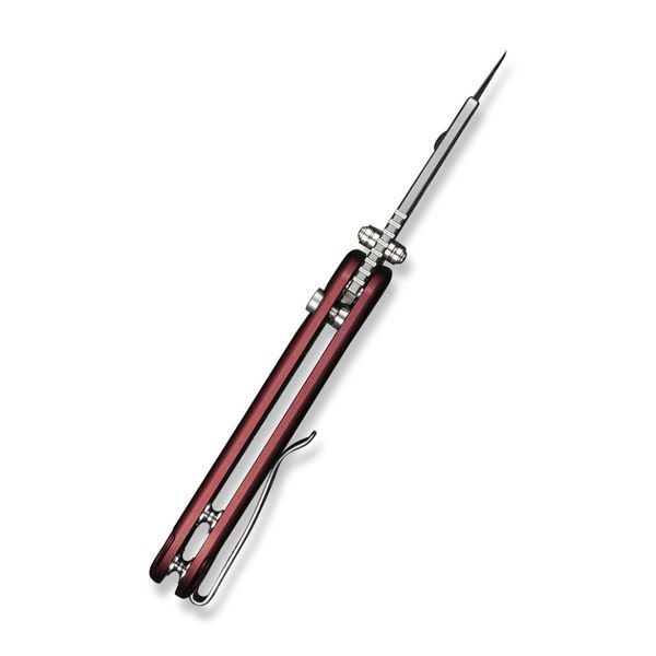 Ніж трапеція складаний кишеньковий Civivi Elementum Utility, (5.8 см) 6Cr13 / Aluminum червоний 69316 фото