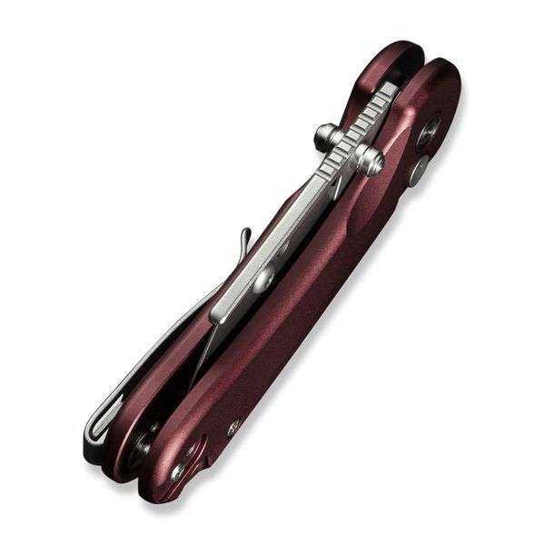 Ніж трапеція складаний кишеньковий Civivi Elementum Utility, (5.8 см) 6Cr13 / Aluminum червоний 69316 фото